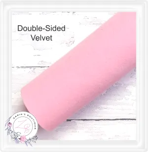⋅  Double-Sided Velvet  ⋅  BABY PINK ⋅ 0.88mm  ⋅