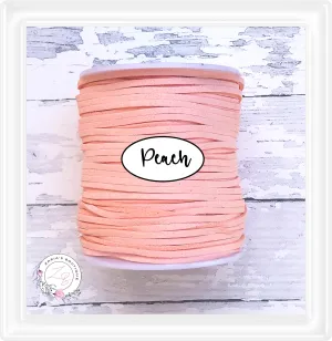 ⋅ Faux Suede Cord ⋅ 2.7mm ⋅ Soft Peach ⋅ 5 Metres ⋅