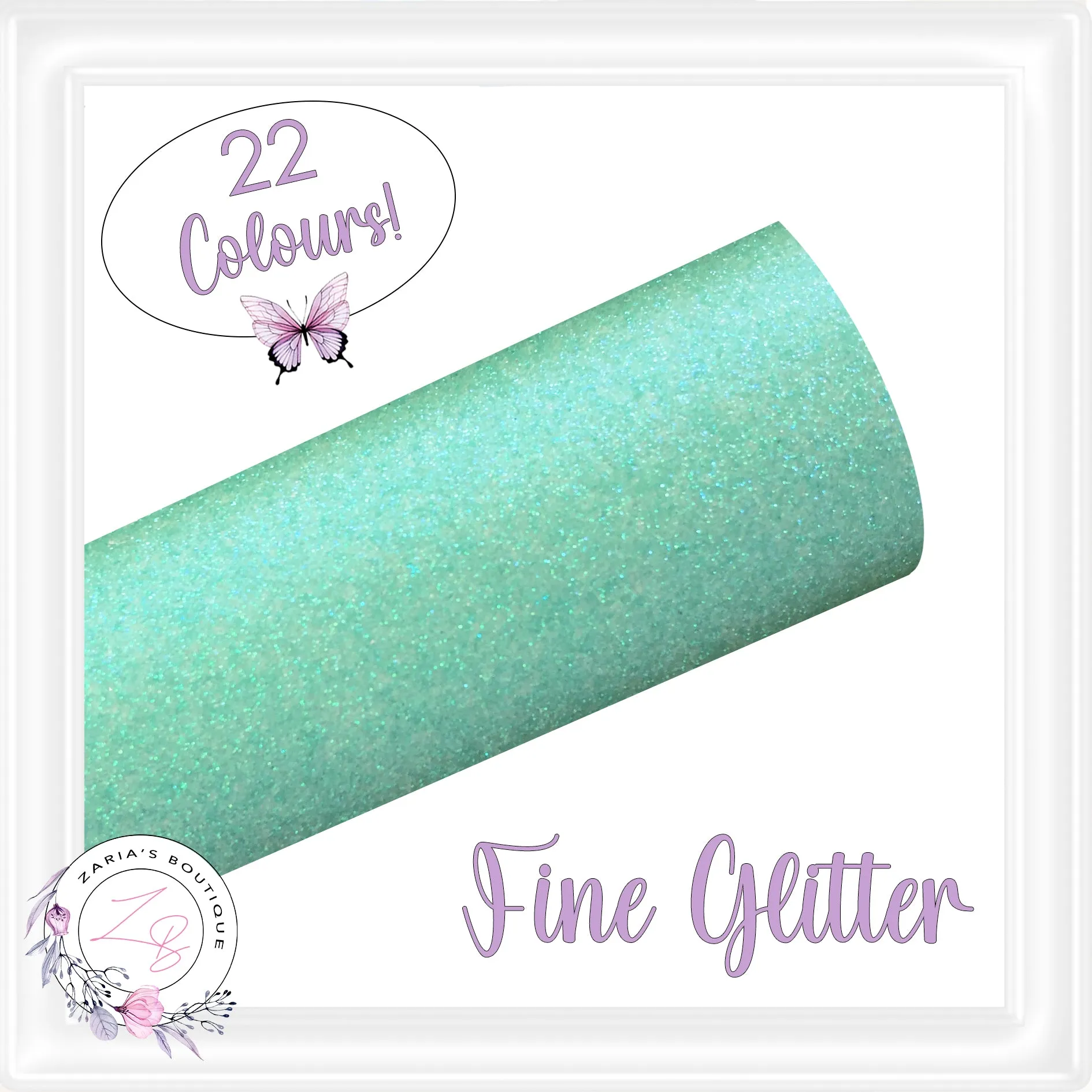 • Fine Glitter • Spearmint •