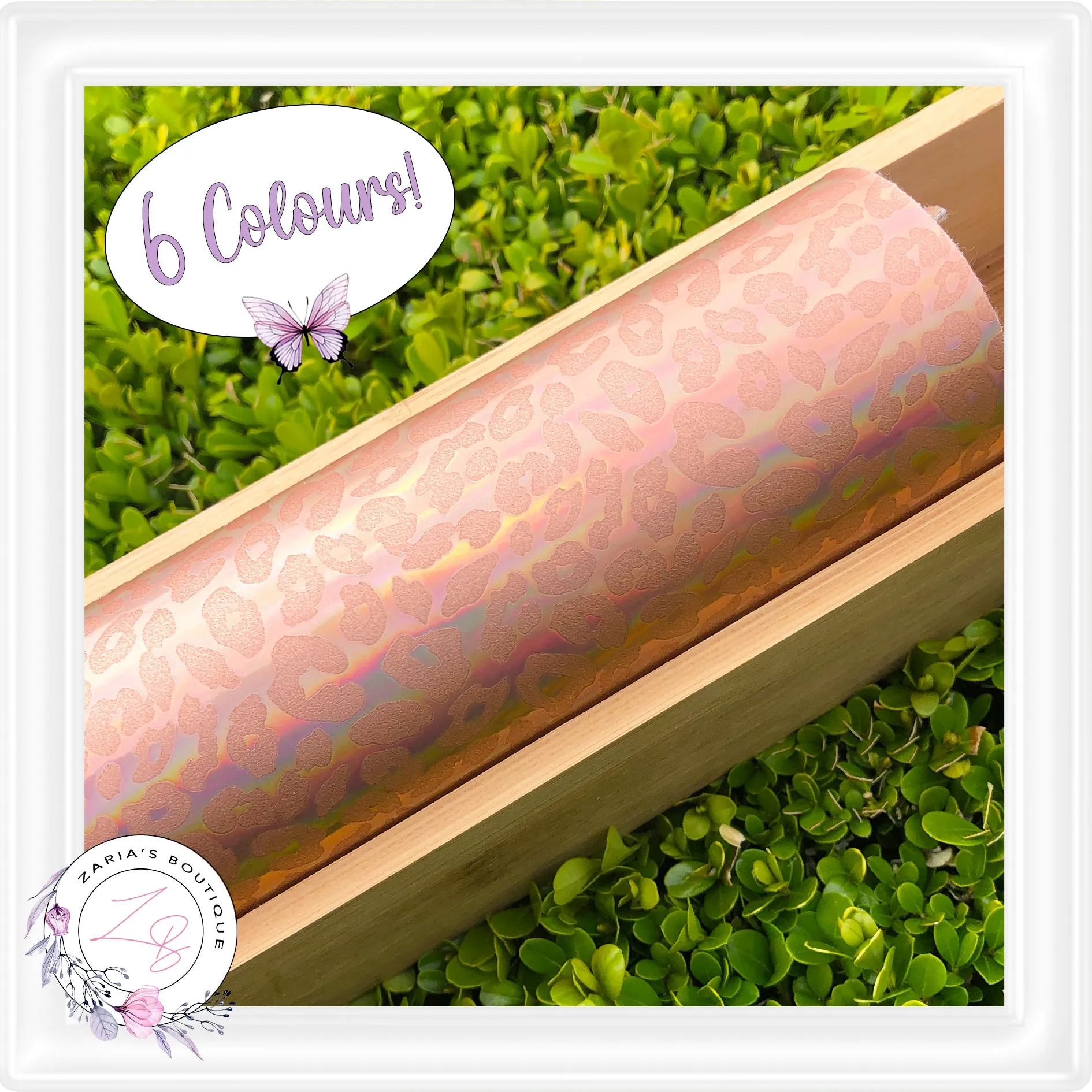 • Metallic Animal Print • Rose Gold •