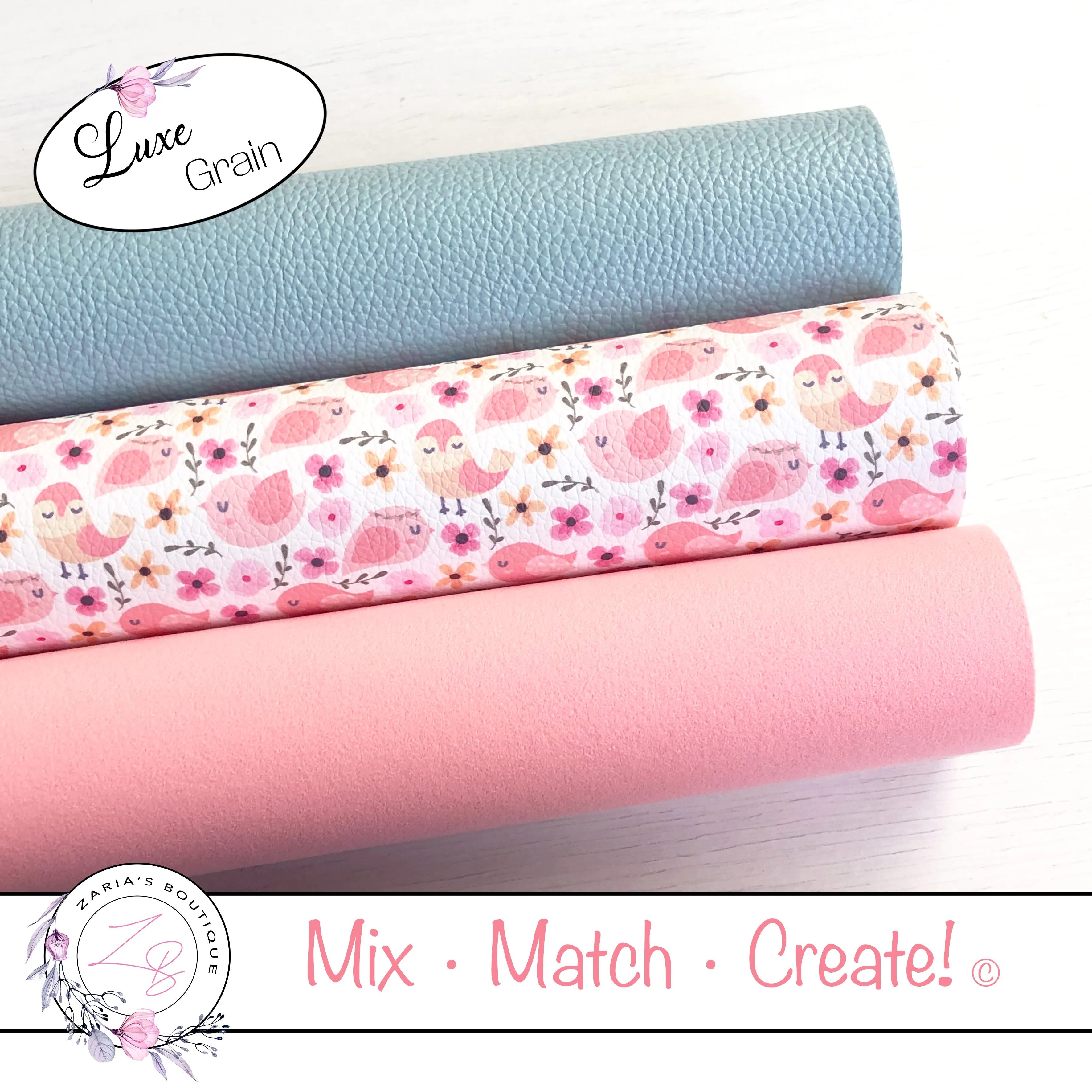 ⋅ Sweet Tweets ⋅ Vegan Faux Leather ⋅ Mix Match Create ©