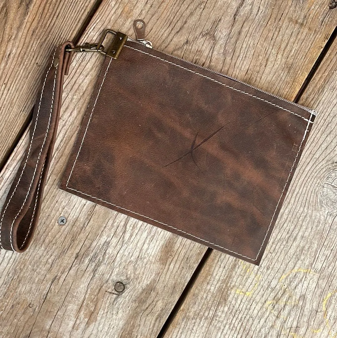 109 Make-up bag - Longhorn w/ Rocky Mountain Aztec