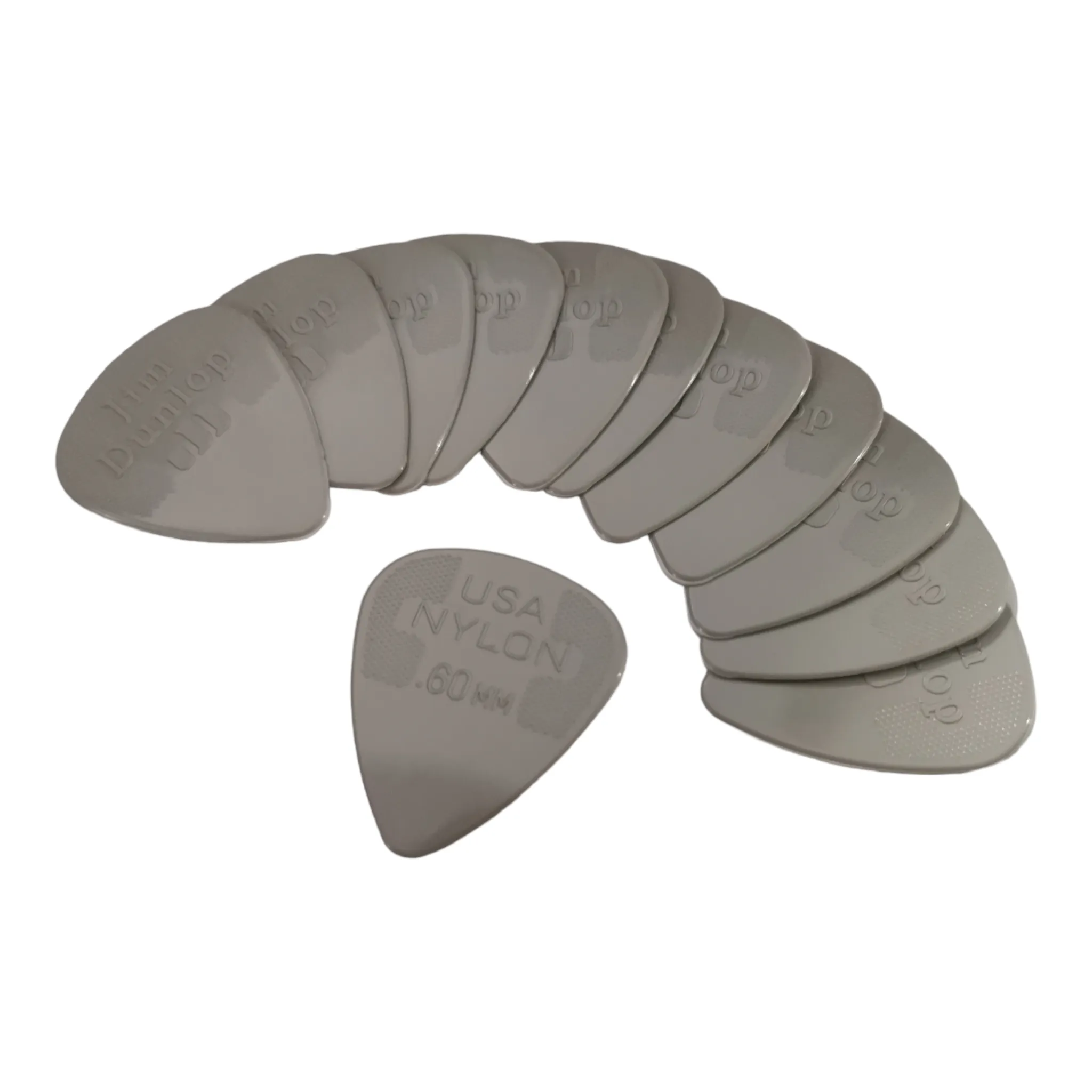 12 x Dunlop Nylon Standard Guitar Picks 0.60mm