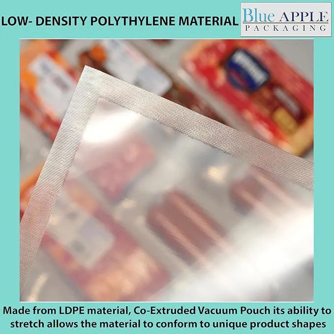 12X15 inches Vacuum Seal Bags for Food Packaging 3 Mil Co-Extruded