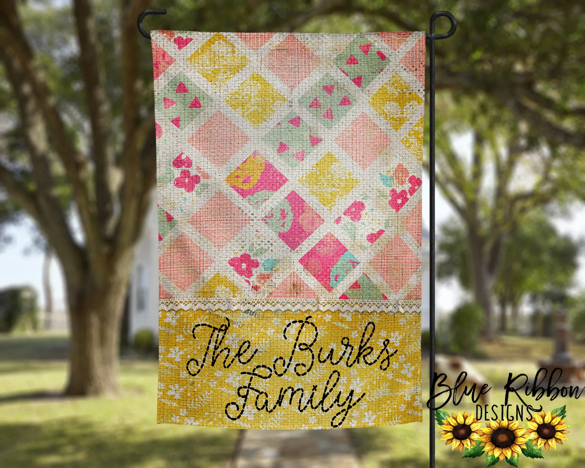 12X18" Single or Double Sided Quilt Garden Flag