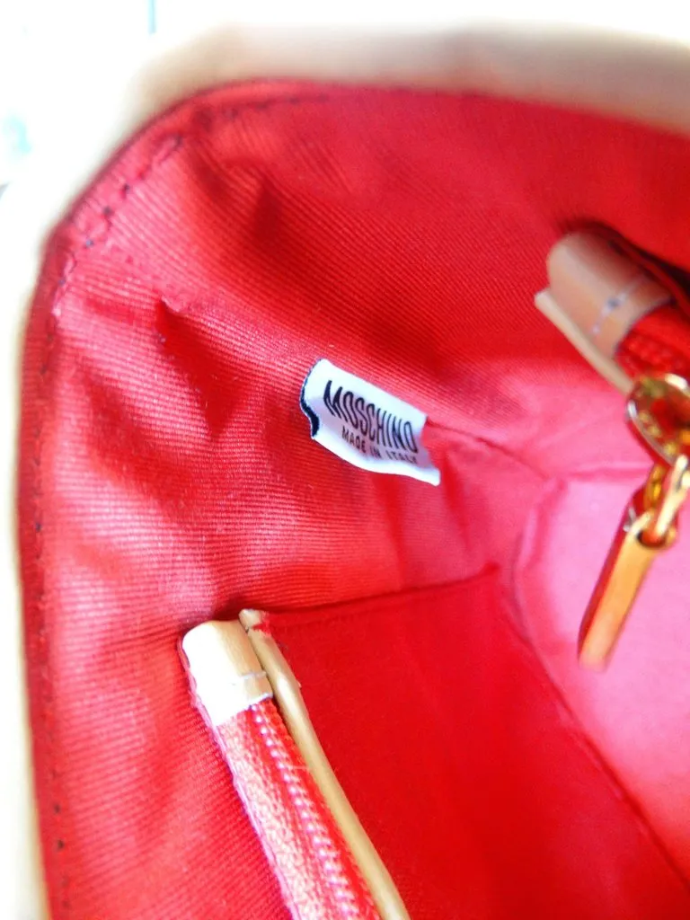 1999 Moschino Couture! Polkadot Shopper Bag