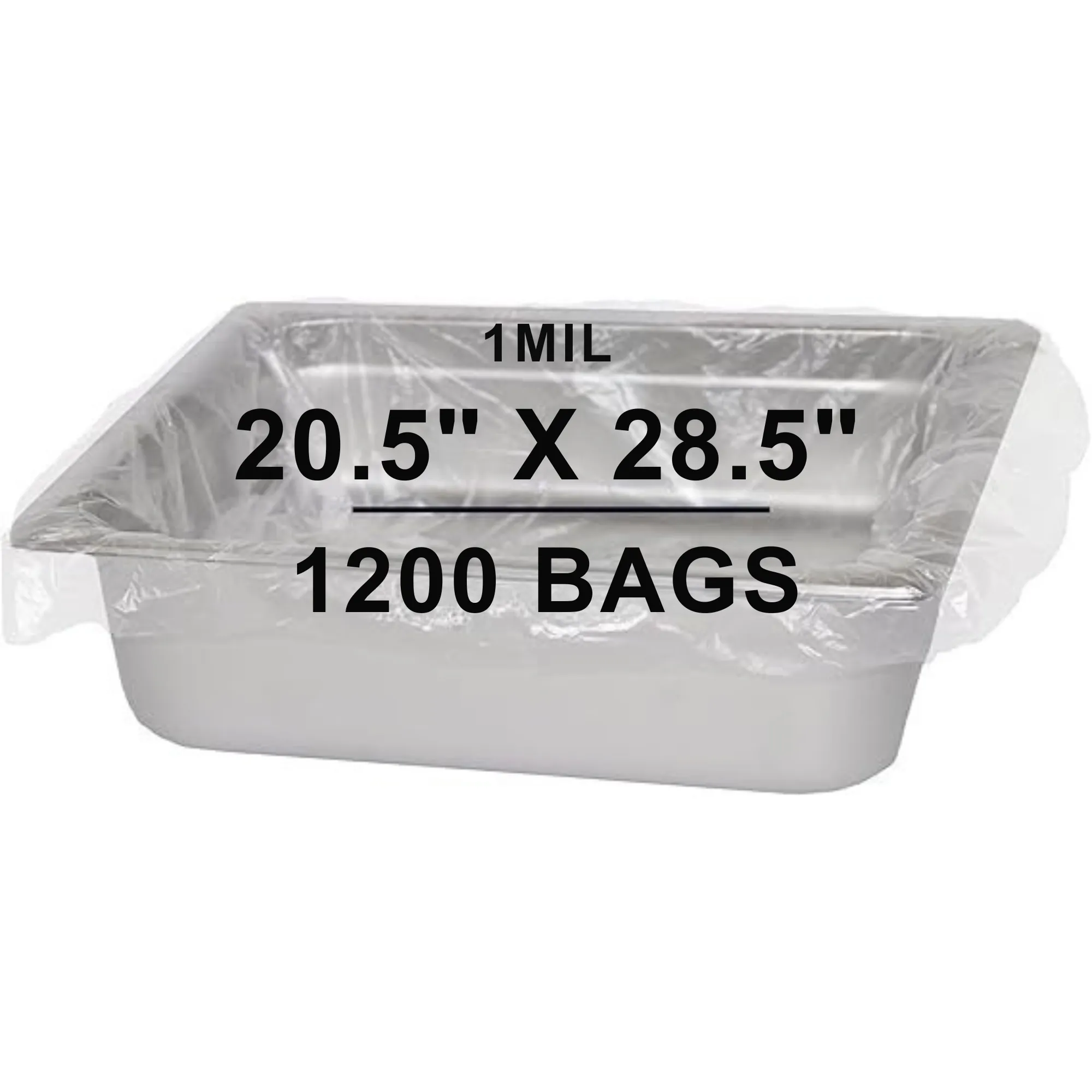 20.5X28.5 inches Pan Liners Poly Nylon 1 Mil Half Bun Pan Sheet PN