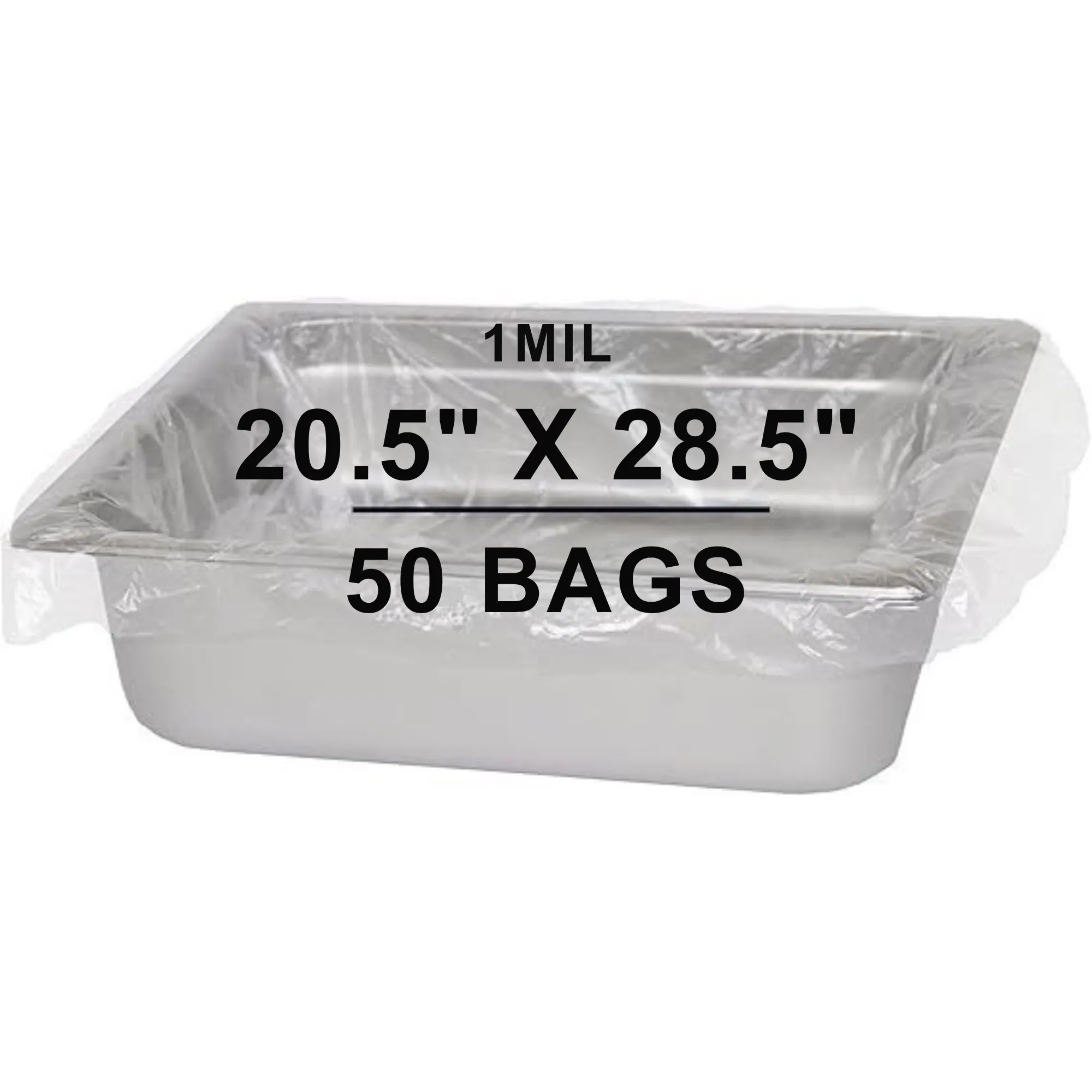 20.5X28.5 inches Pan Liners Poly Nylon 1 Mil Half Bun Pan Sheet PN