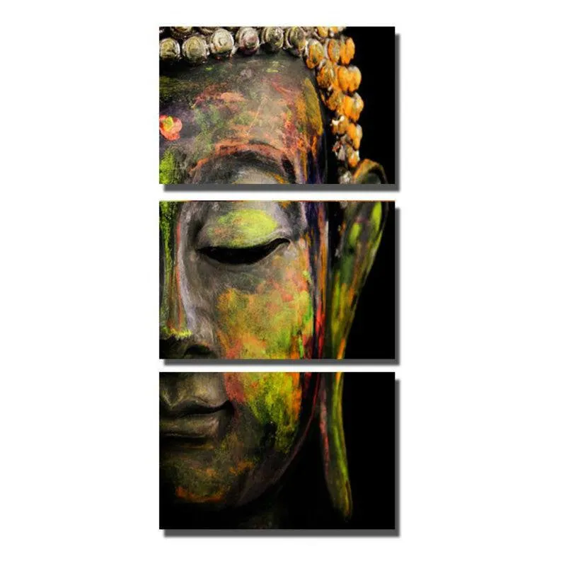 3 pcs Buddha Canvas