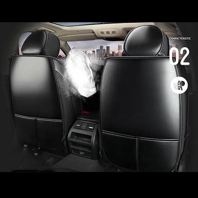 5 Seat Car Cushion Cartoon Leather Seat Cover Car Seat Cover Surrounded Universal