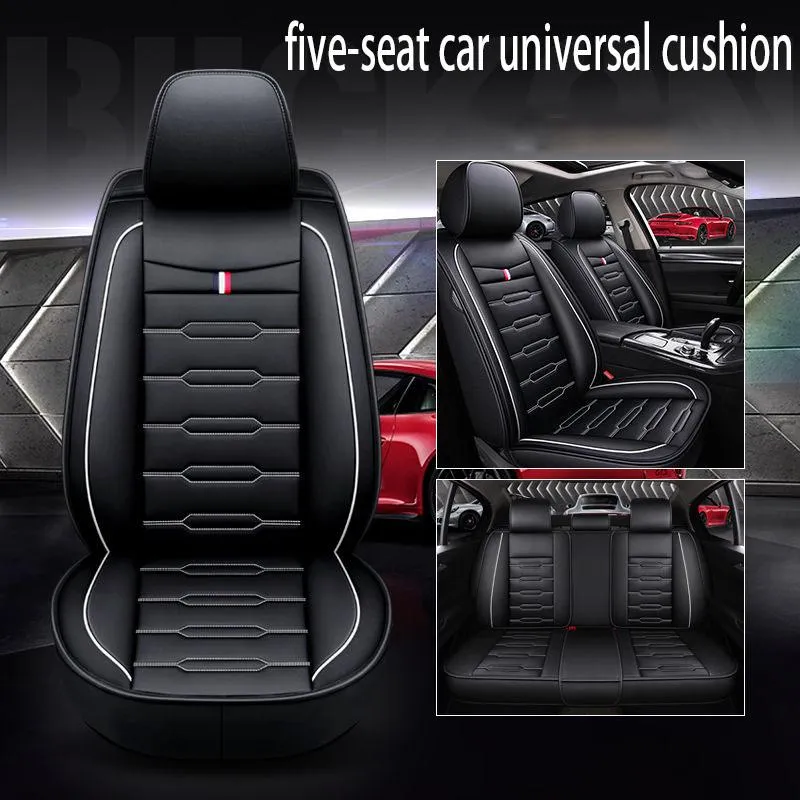 5 Seat Car Universal Seat Cover Fully Surrounded Leather Car Seat Comfortable Leather Car Seat Cover