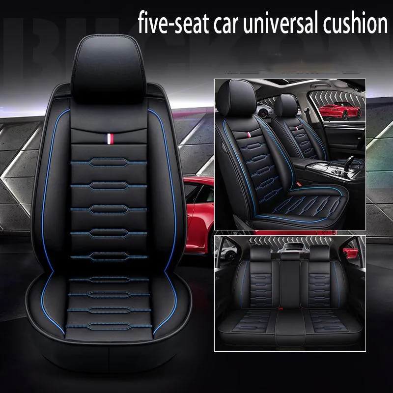 5 Seat Car Universal Seat Cover Fully Surrounded Leather Car Seat Comfortable Leather Car Seat Cover