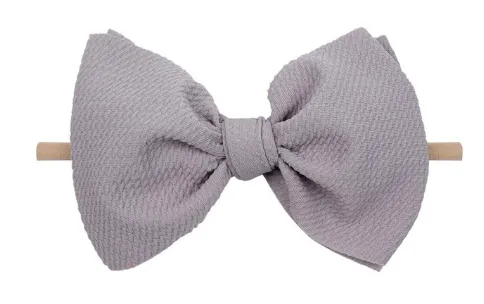 6 inch bow on nylon- ALL colors