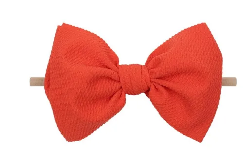 6 inch bow on nylon- ALL colors