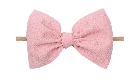 6 inch bow on nylon- ALL colors
