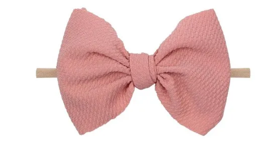 6 inch bow on nylon- ALL colors