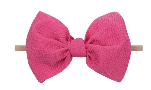 6 inch bow on nylon- ALL colors