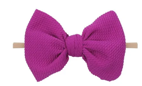 6 inch bow on nylon- ALL colors