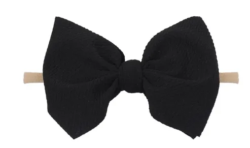 6 inch bow on nylon- ALL colors