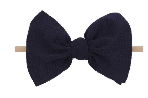 6 inch bow on nylon- ALL colors