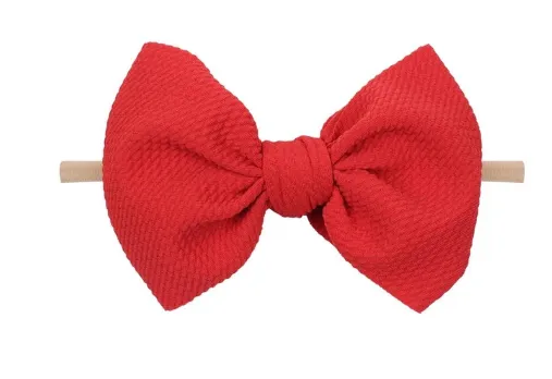 6 inch bow on nylon- ALL colors