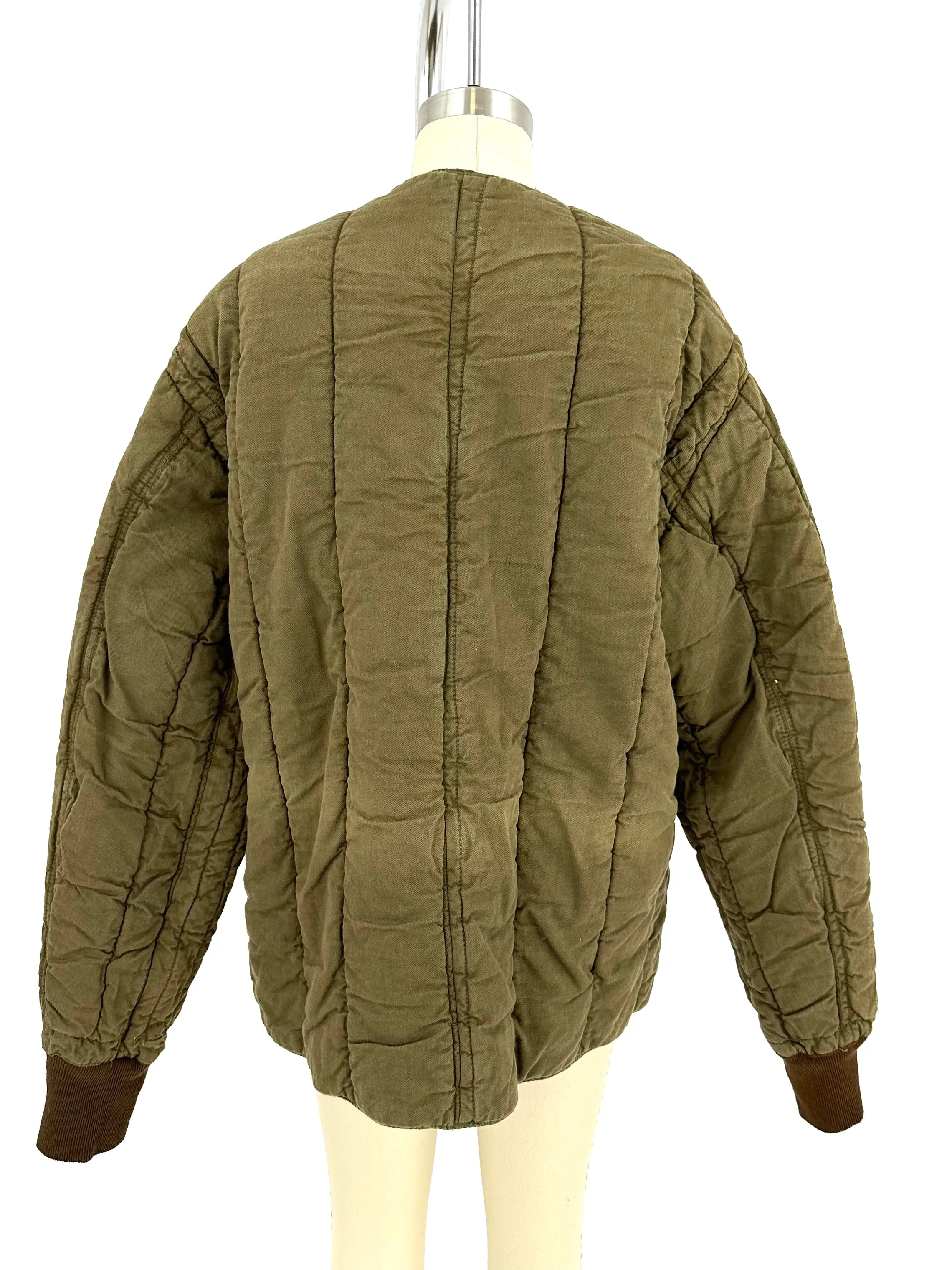 60s Canvas Quilted Liner Jacket
