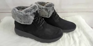 6M BLACK A459703 Skechers On-the-GO City 2 Suede Ankle Boots - Winter Wishes