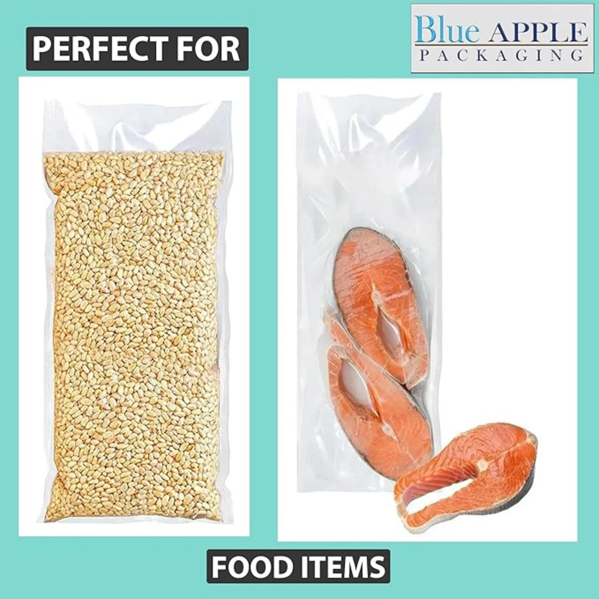 6X8.5 inches Vacuum Pouches Laminated 3 Mil Poly-Nylon (PN)