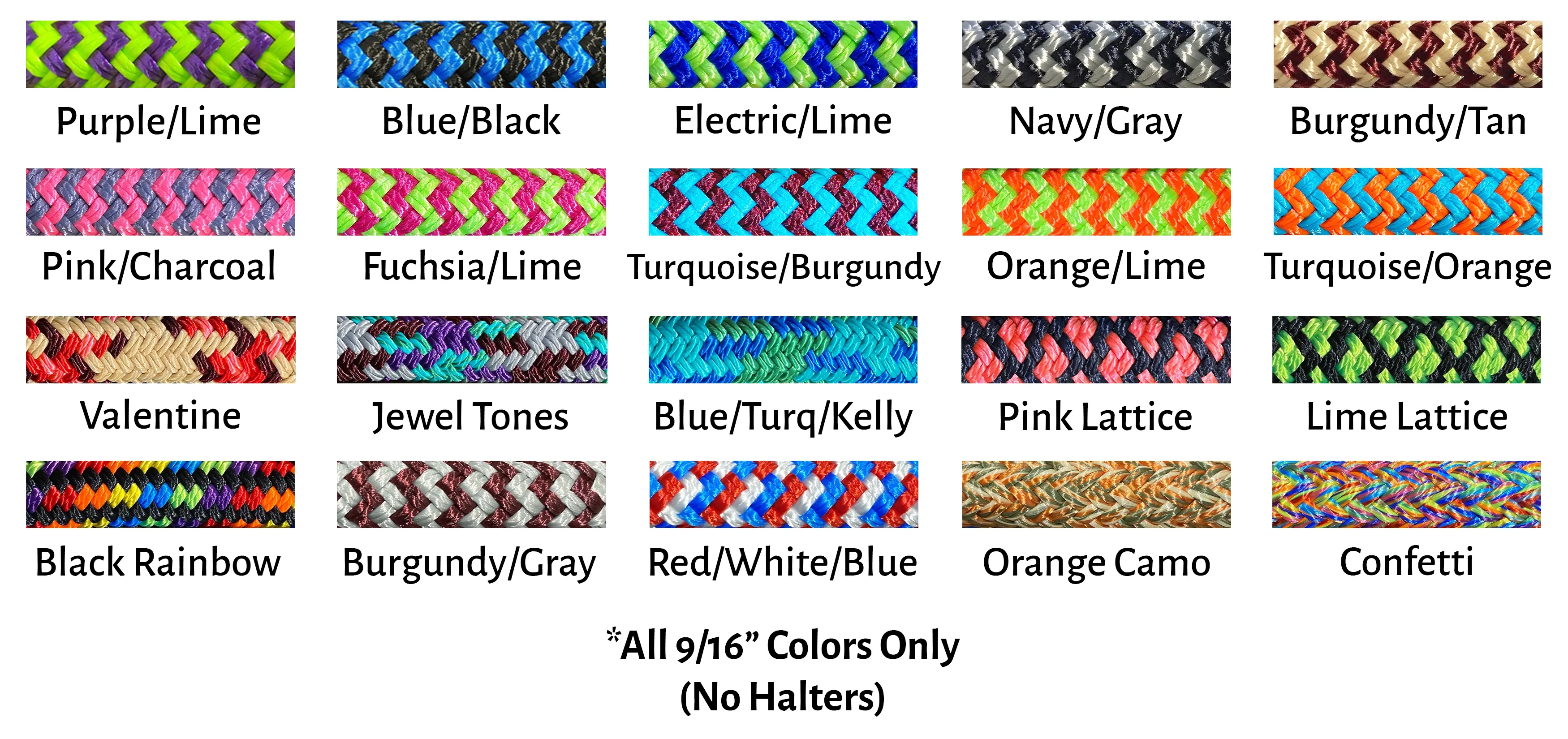 8', 10', or 12' Lead Rope
