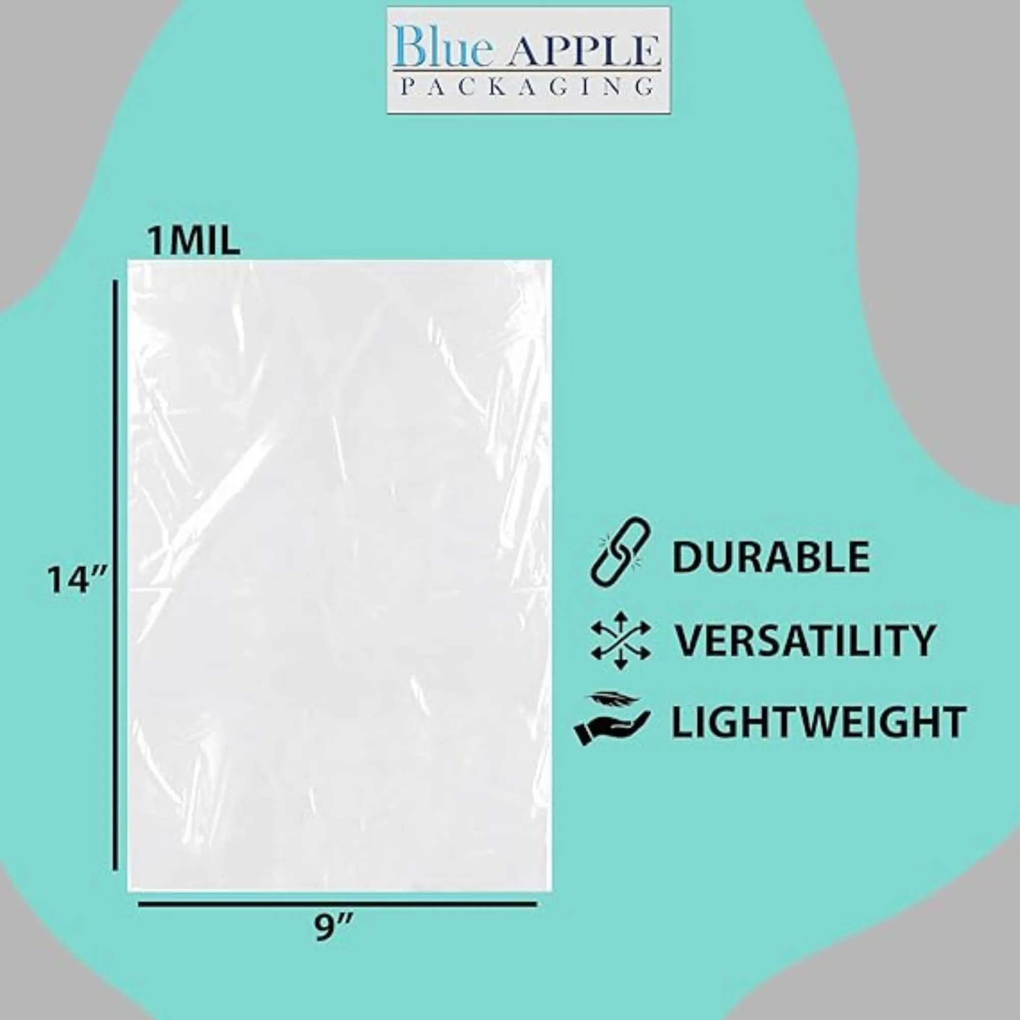 9X14 inches Pan Liners Poly Nylon 1 Mil Two Quart Round PN