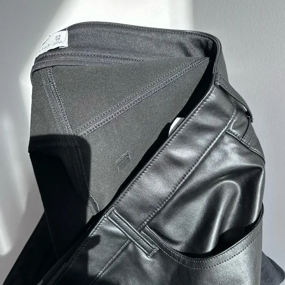 Abercrombie &amp; Fitch vegan leather mini skirt