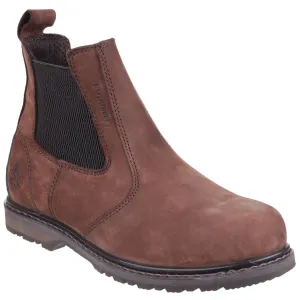 Amblers Men Boots - AS148 Sperrin Dealer Safety Boot in Brown, 6-13