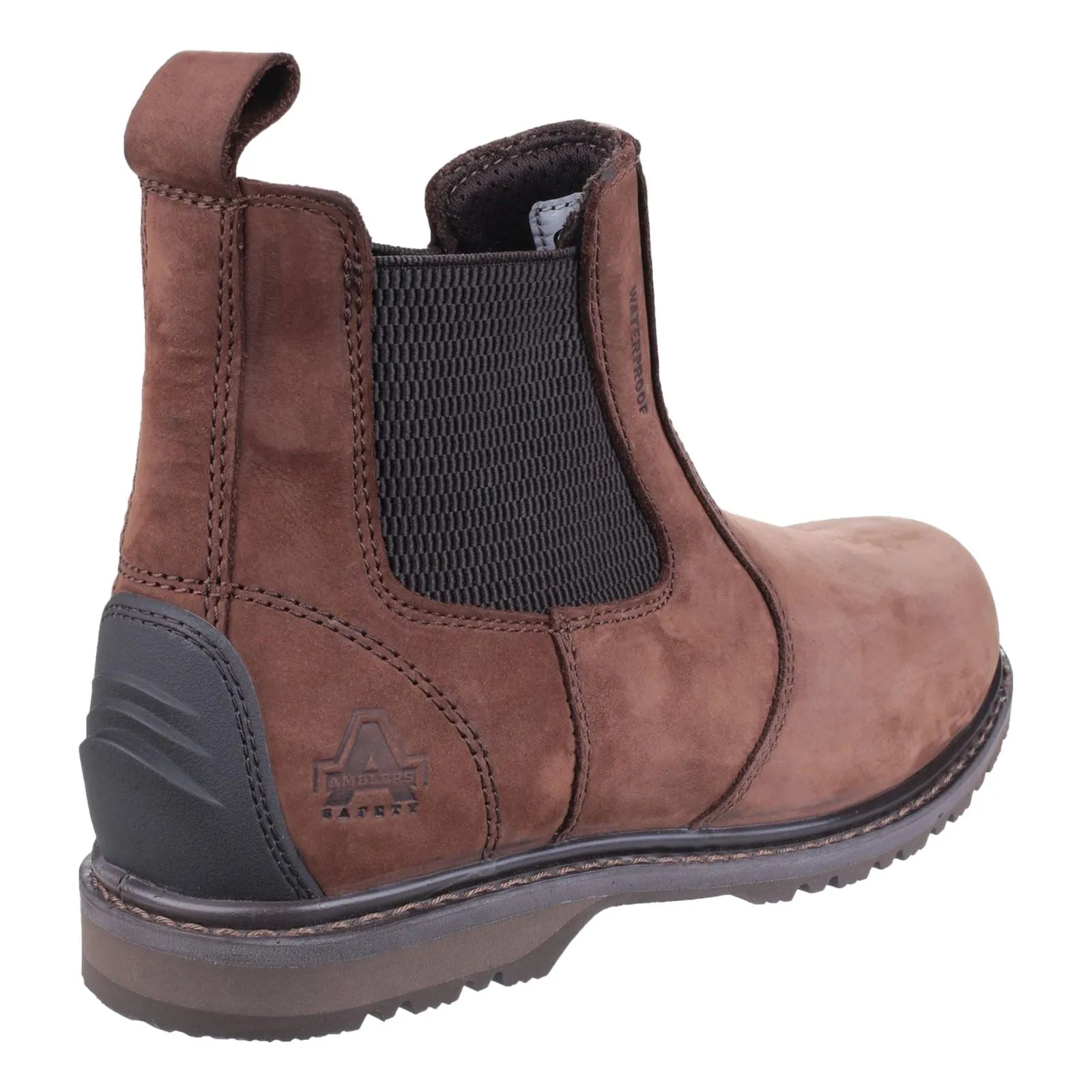 Amblers Men Boots - AS148 Sperrin Dealer Safety Boot in Brown, 6-13