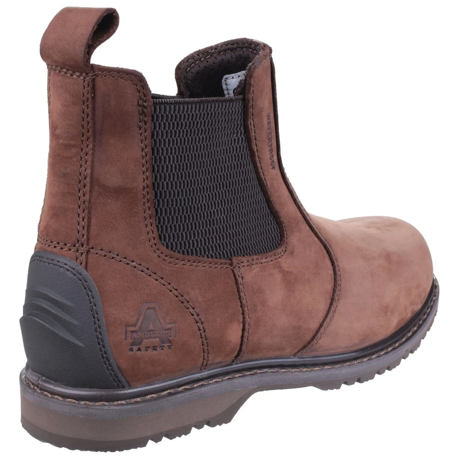 Amblers Men Boots - AS148 Sperrin Dealer Safety Boot in Brown, 6-13