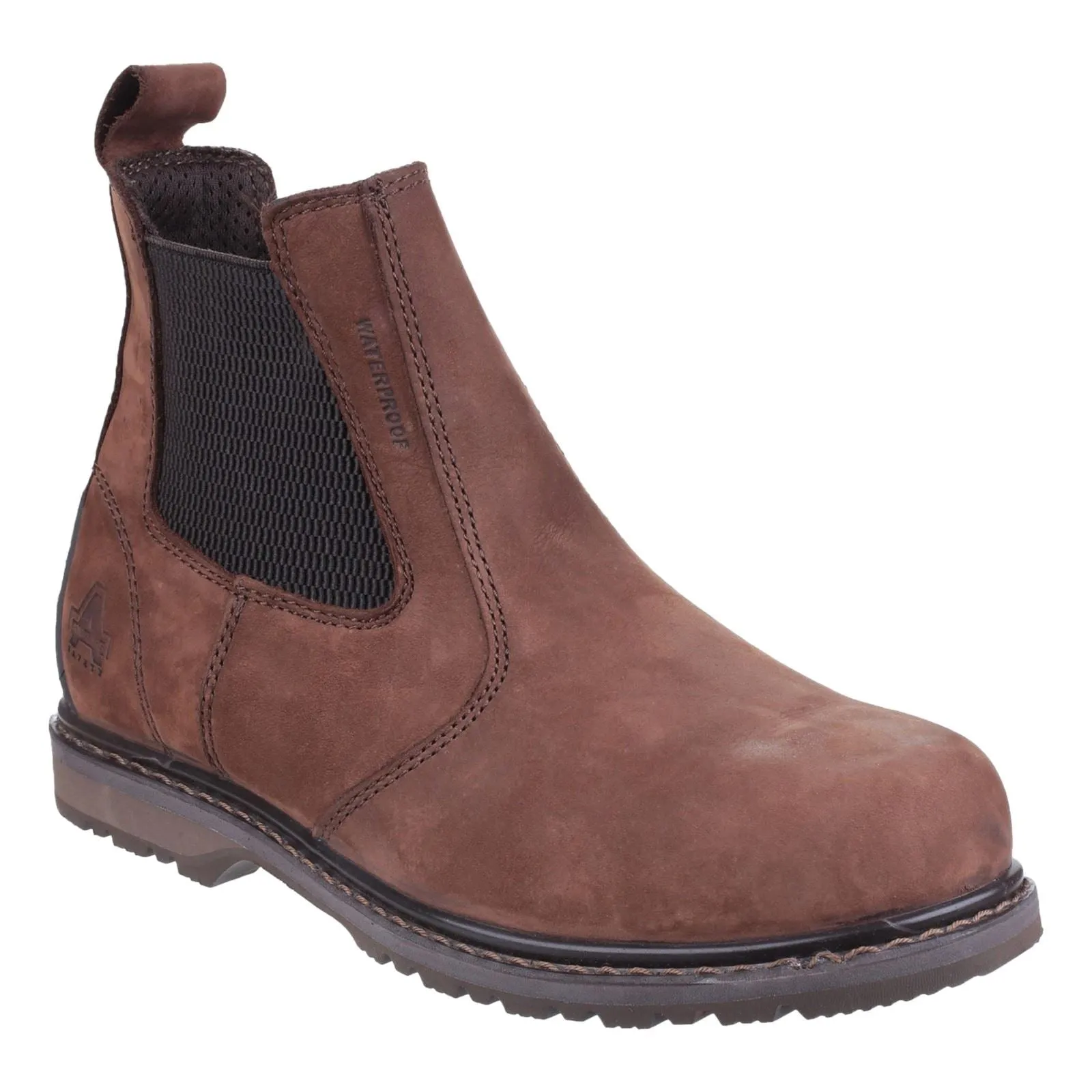 Amblers Men Boots - AS148 Sperrin Dealer Safety Boot in Brown, 6-13