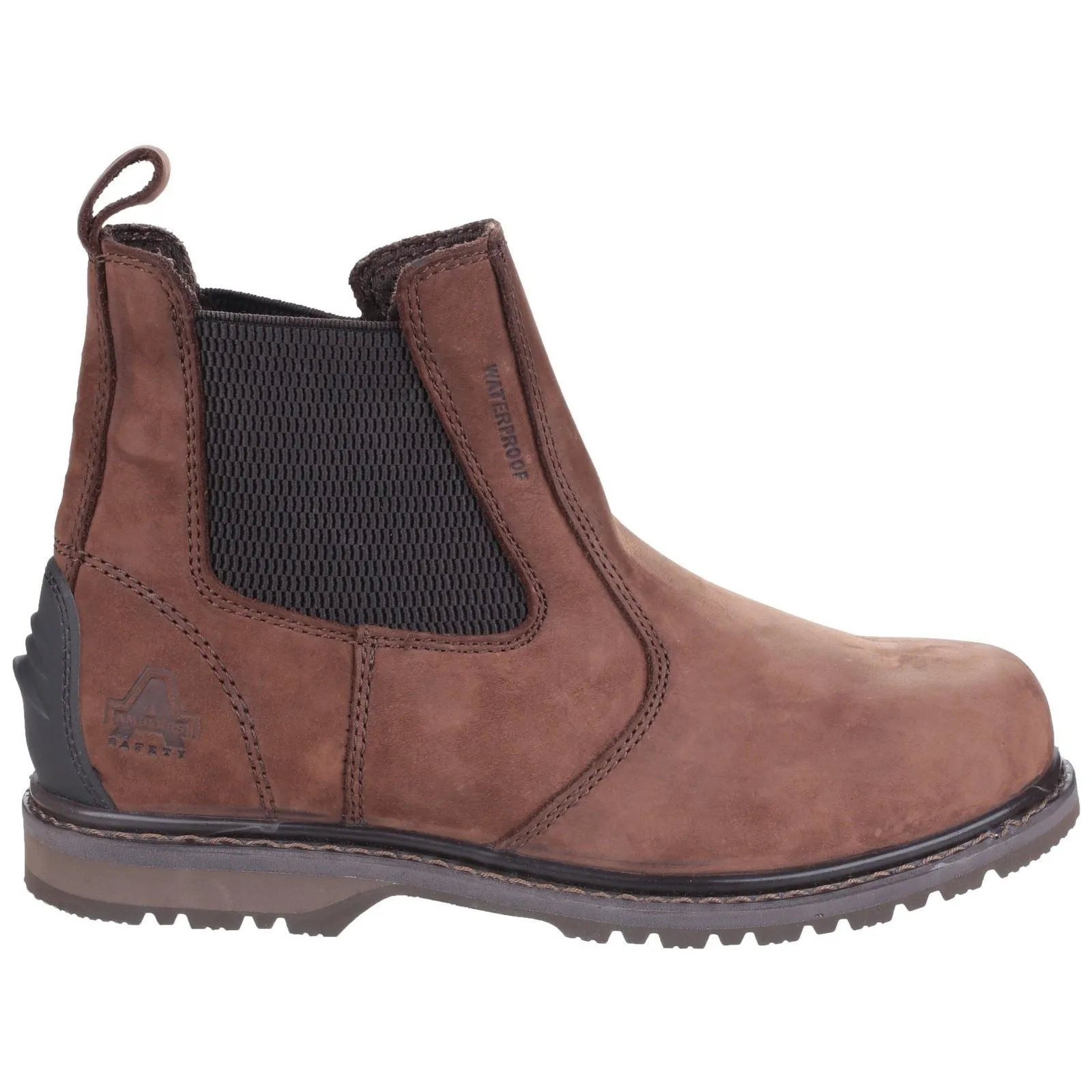 Amblers Men Boots - AS148 Sperrin Dealer Safety Boot in Brown, 6-13