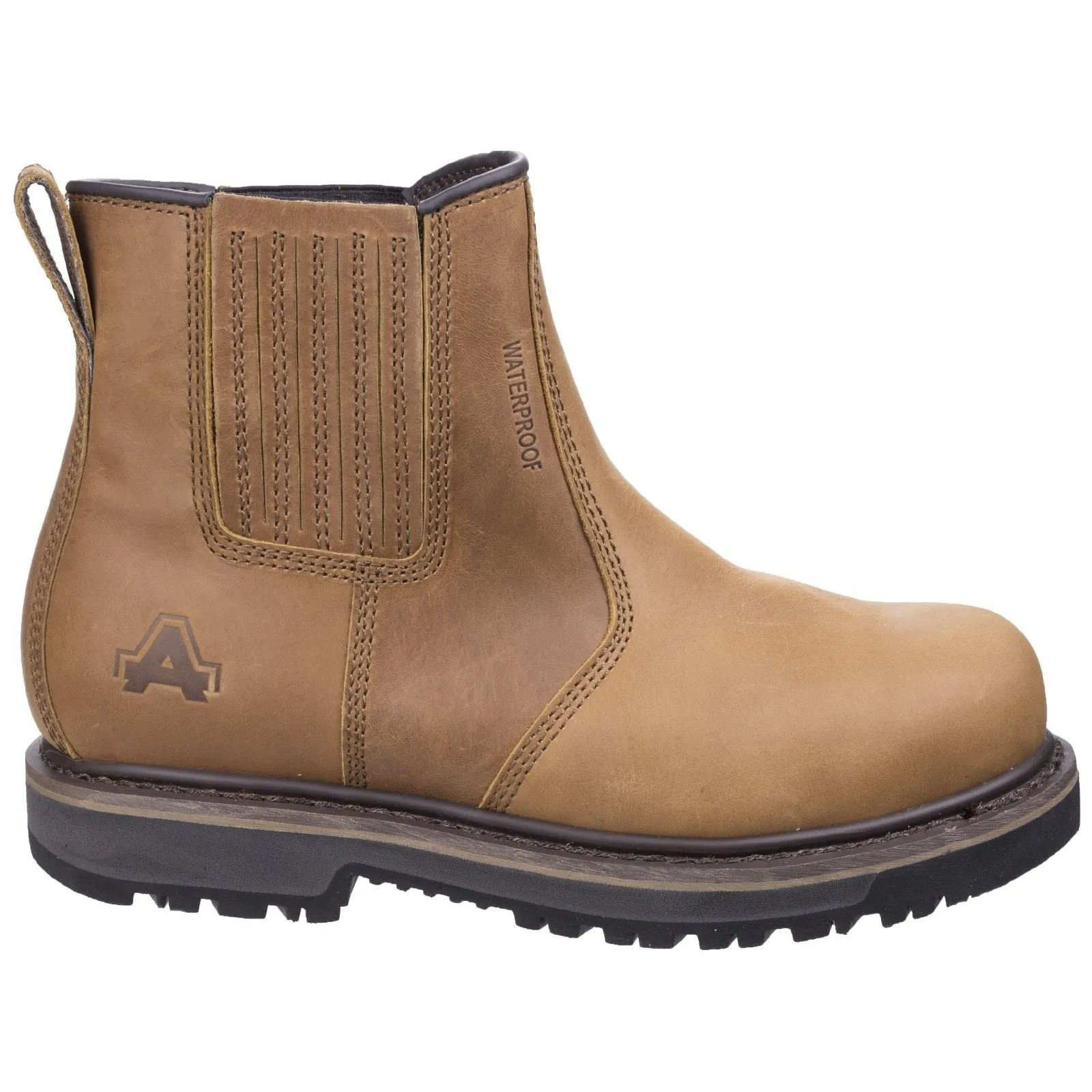 Amblers Men Boots - AS232 Safety Boot in Tan, 6-12