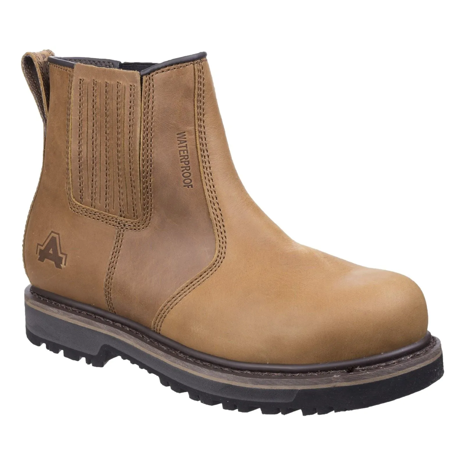 Amblers Men Boots - AS232 Safety Boot in Tan, 6-12