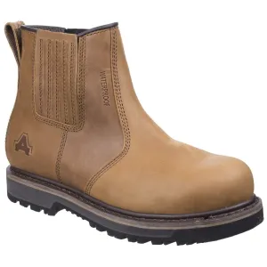 Amblers Men Boots - AS232 Safety Boot in Tan, 6-12