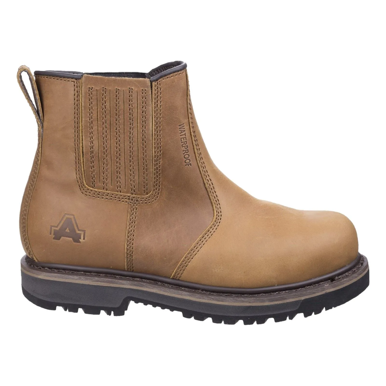 Amblers Men Boots - AS232 Safety Boot in Tan, 6-12