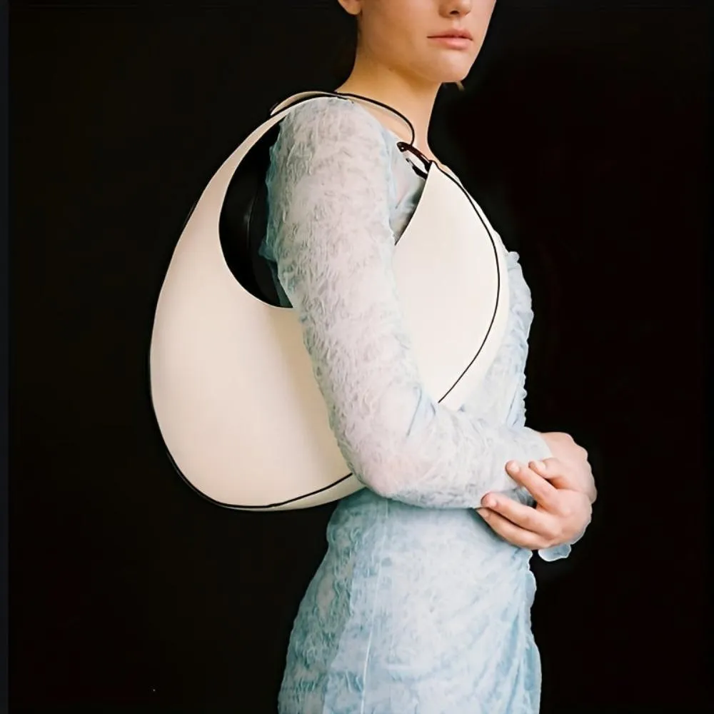 Anelisa® | Elegant Modern Minimalist Solid Color Hobo Bag