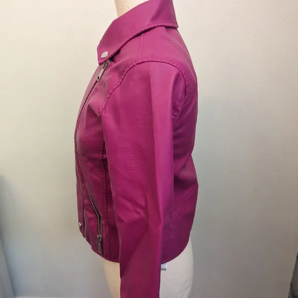 Anthropologie Faux Leather Moto Jacket