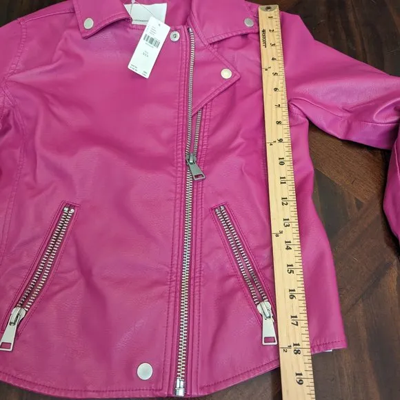 Anthropologie Faux Leather Moto Jacket