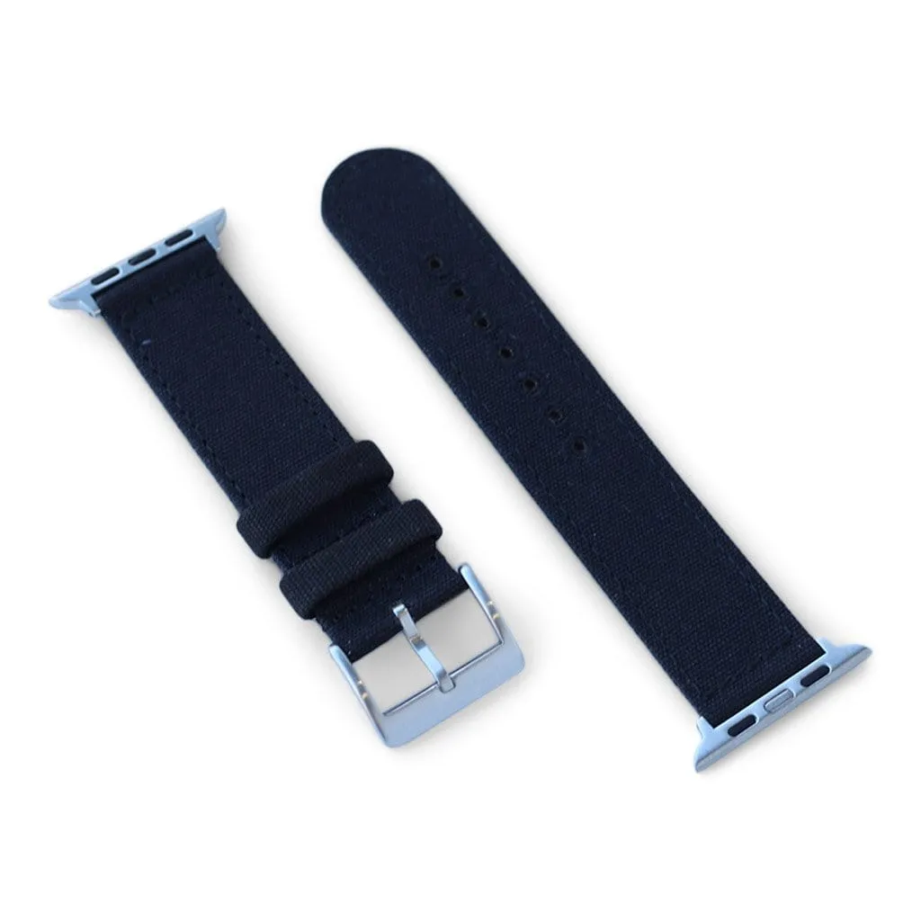 Apple Watch Band - Black CanvaSoft