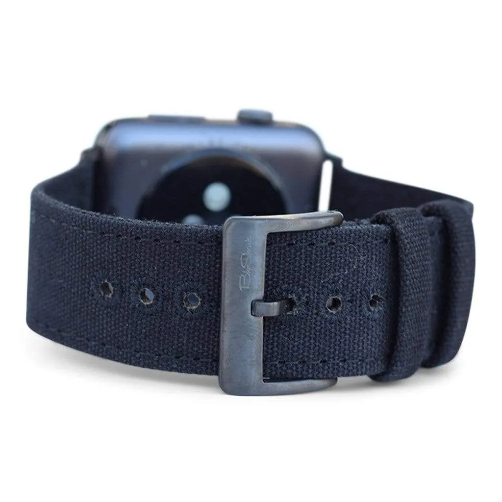Apple Watch Band - Black CanvaSoft