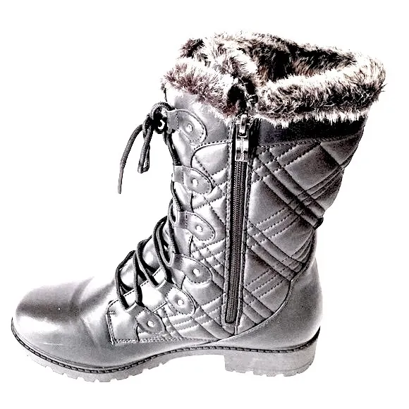 Aquatherm Black Mid-calf Winter Boot by Santana Canada Size 10