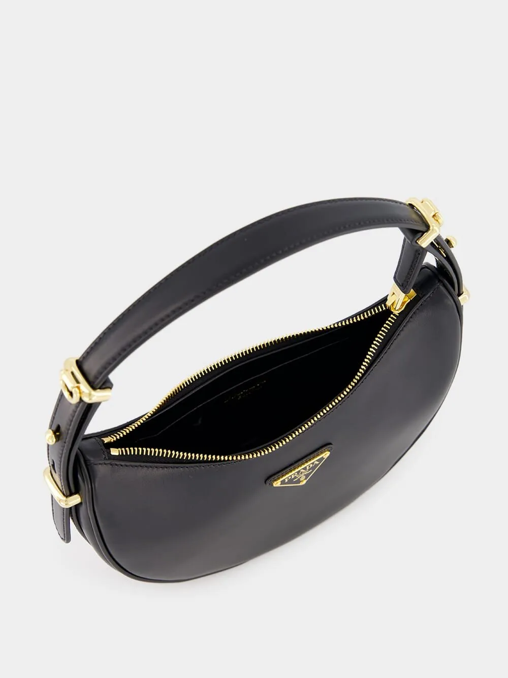 Arqué Leather Shoulder Bag
