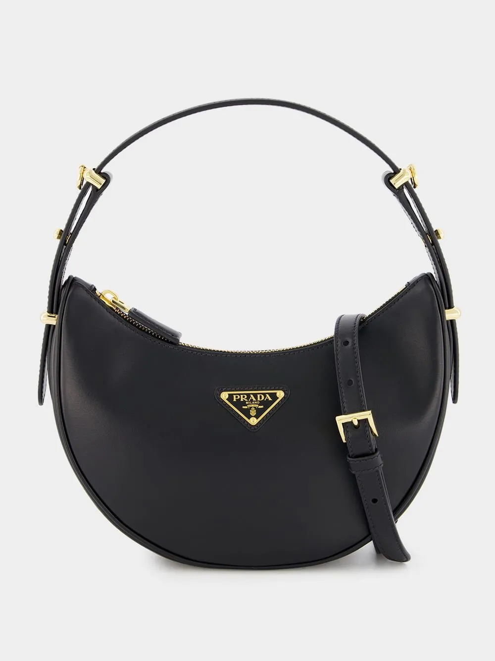 Arqué Leather Shoulder Bag