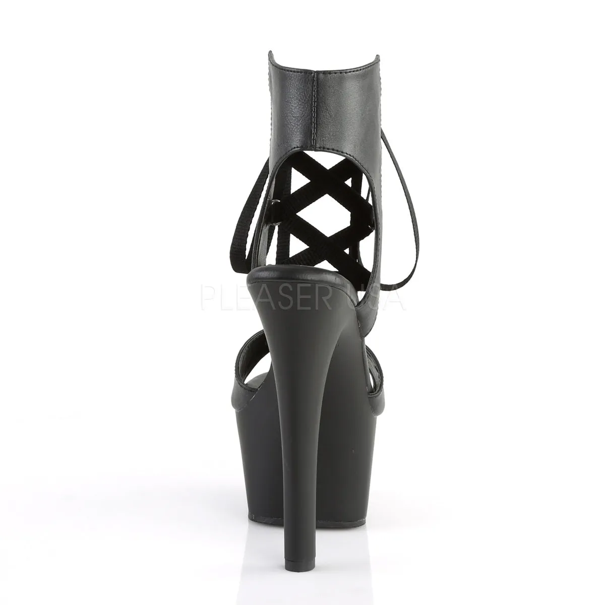 ASPIRE-600-14  Black Faux Leather/Black Matte