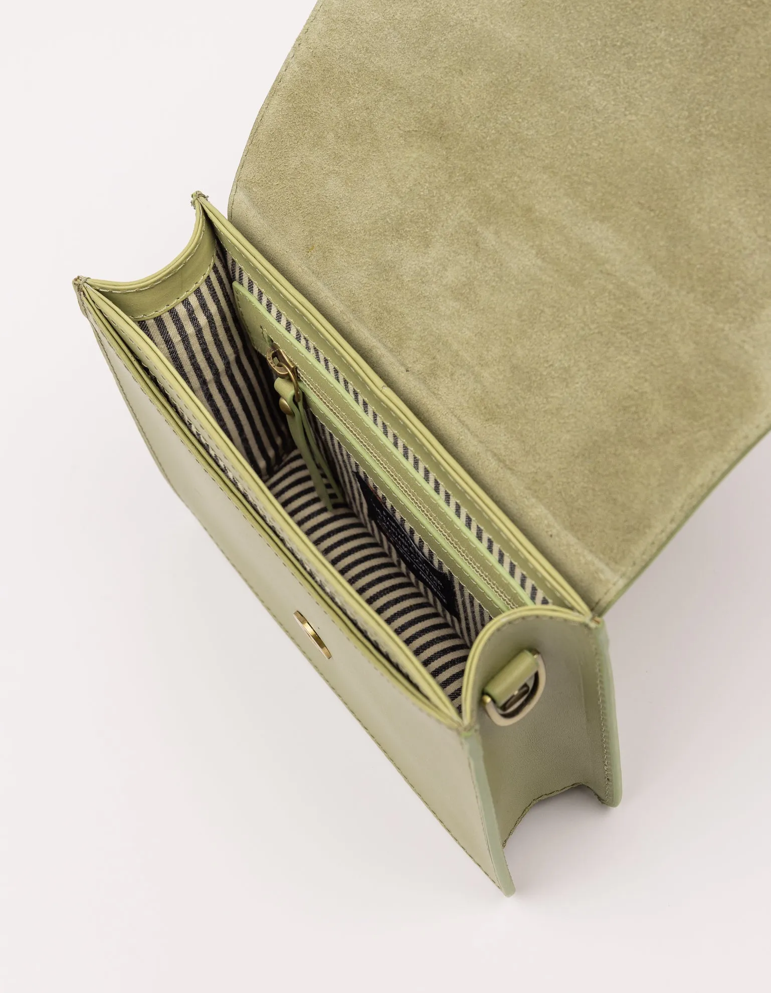 Audrey Mini Bag Classic Leather Tea Green